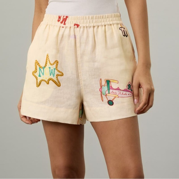 RHODE Pants - RHODE summer linen shorts size XL new without tags